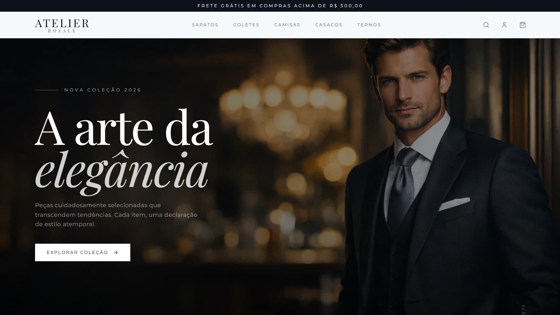 Loja-conceito Atelier Royale — captura 1