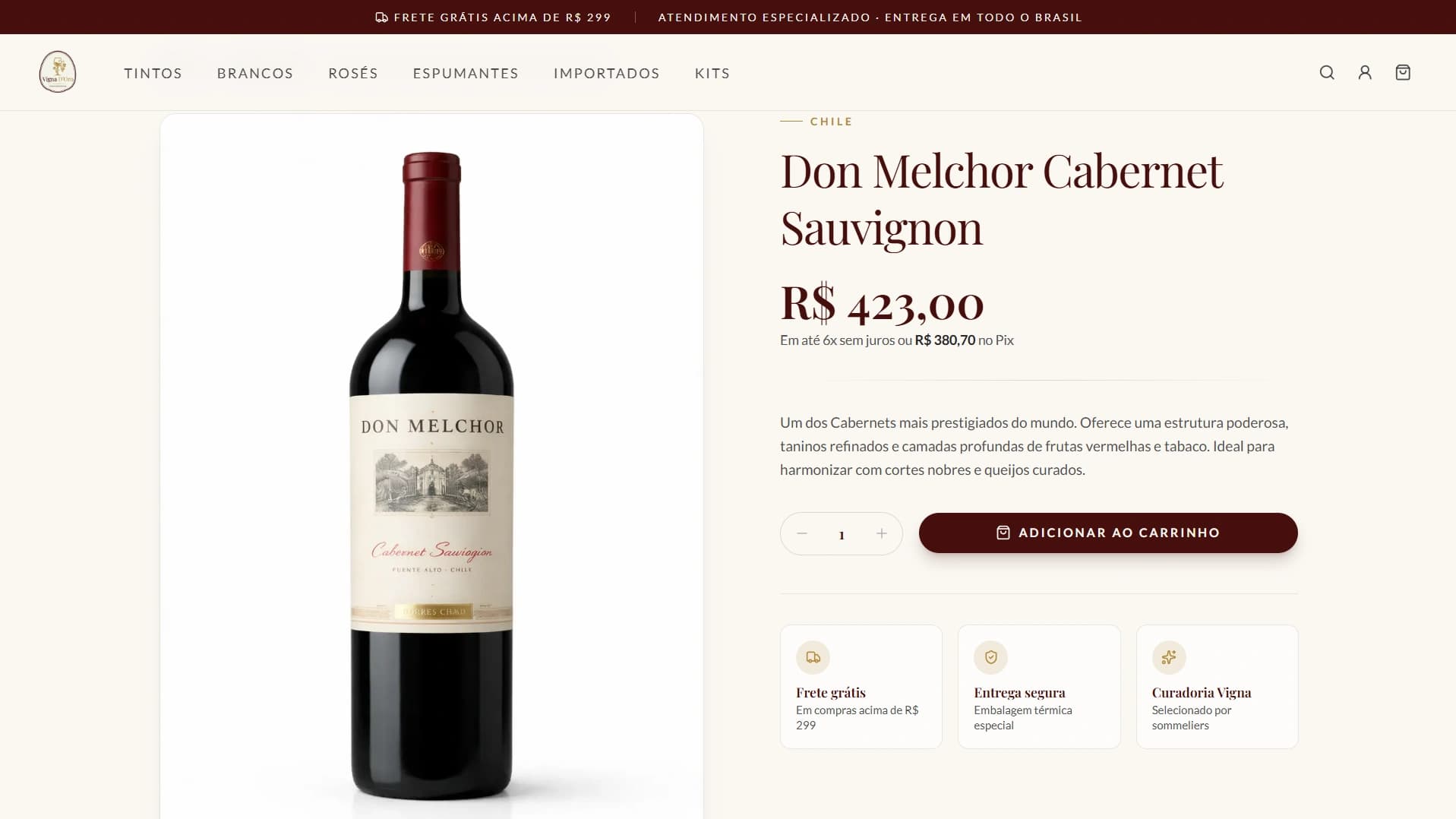 Loja-conceito Vigna D'oro — captura 3